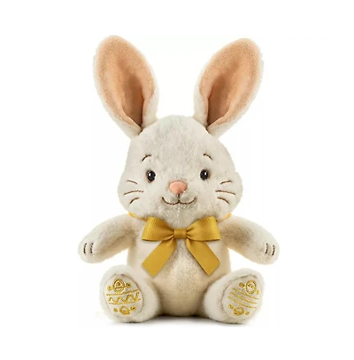 Sperric Easter Baby Plush Bunny with Bow, Cuddly Easter Plush Bunny Sensory Easter Toy for Newborns and Infants, 13" Soft, Easter Gift Toys