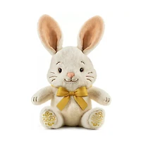 Sperric Easter Baby Plush Bunny with Bow, Cuddly Easter Plush Bunny Sensory Easter Toy for Newborns and Infants, 13" Soft, Easter Gift Toys