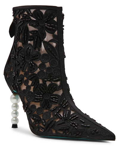 Betsey Johnson Women's Jack Zipper Dress Booties