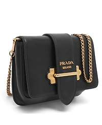 Pre-Owned Prada Cahier Leather Chain Shoulder Bag