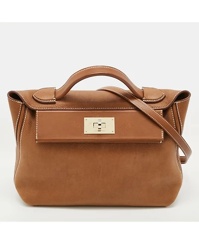 Pre-Owned Hermes women's Kelly Moove Swift Leather Crossbody Bag