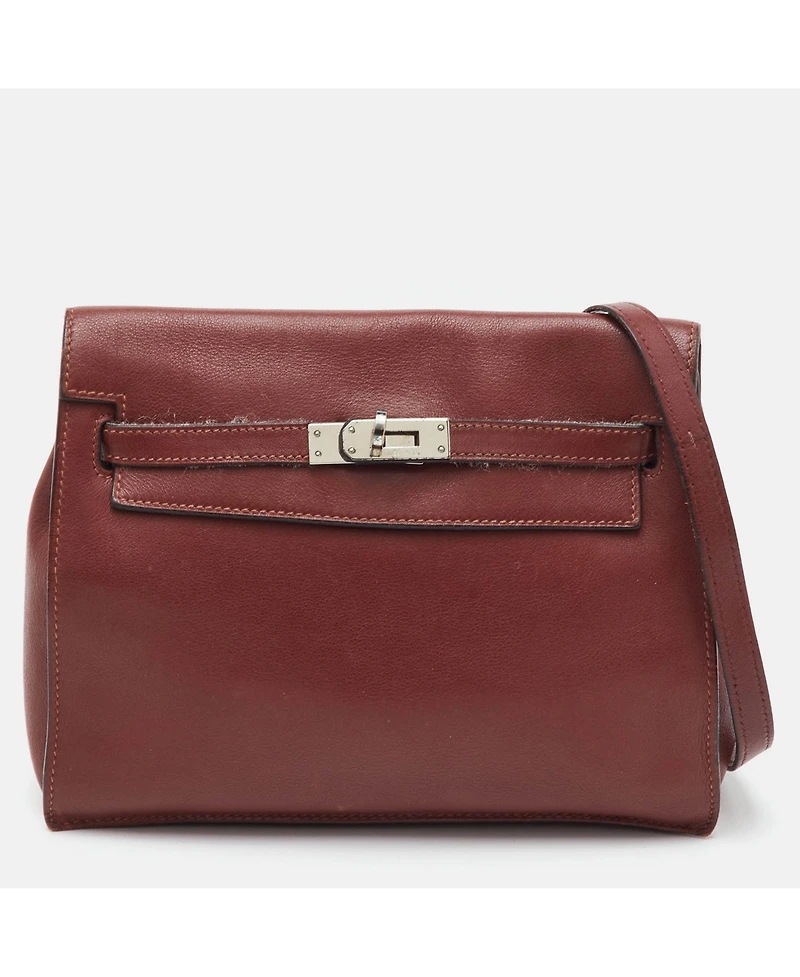 Pre-Owned Hermes Kelly Danse Rouge Leather Shoulder Bag