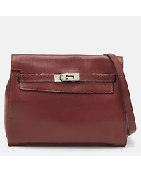 Pre-Owned Hermes Kelly Danse Rouge Leather Shoulder Bag