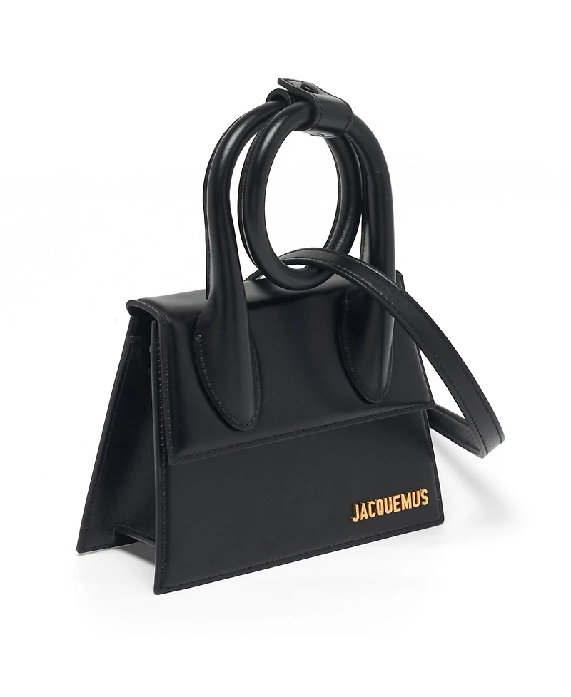 Pre-Owned Jacquemus Le Chiquito Noeud Women's Leather Top Handle Bag