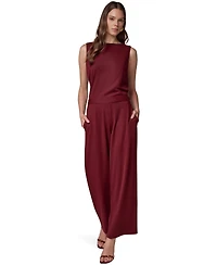 Donna Karan New York Women's Wide-Leg Pull-On Elastic-Waist Knit Pants