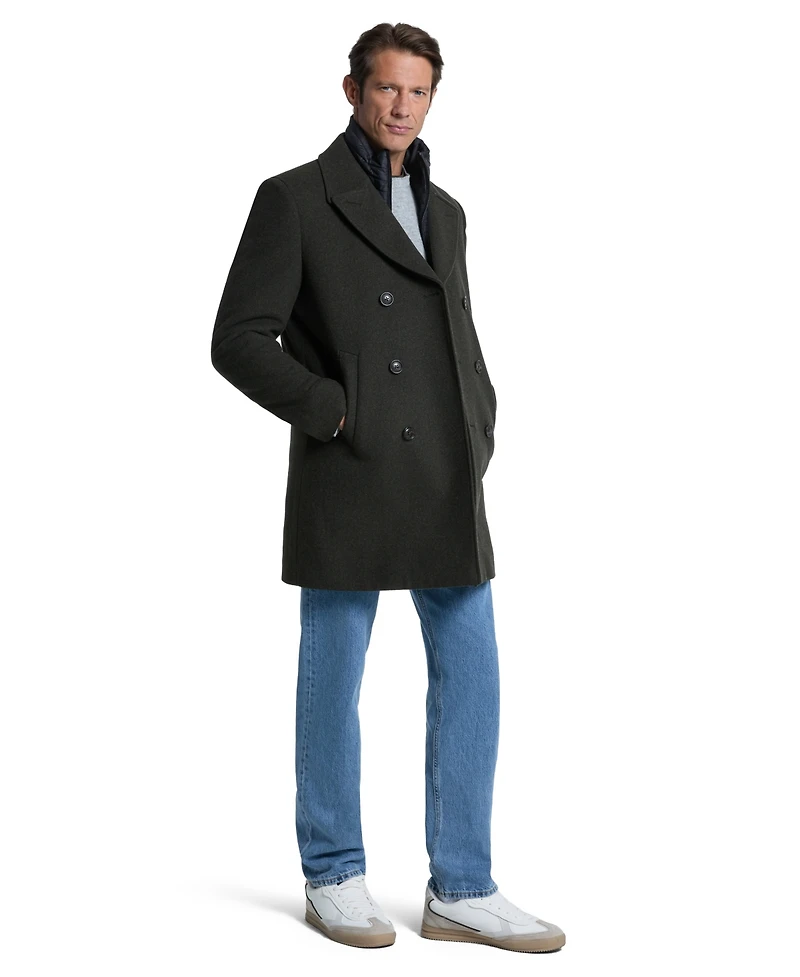 Ted by Baker Men's Modern-Fit Peacoat