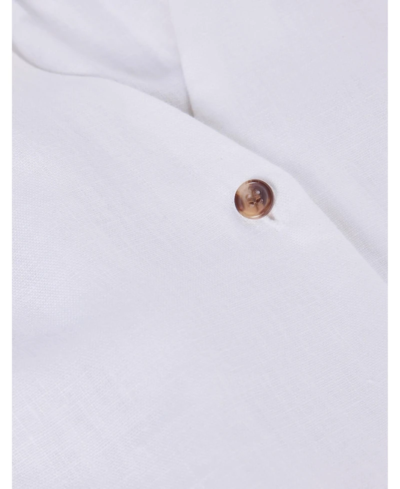 Whistles Women's Laura Linen Button-Up Tank Top