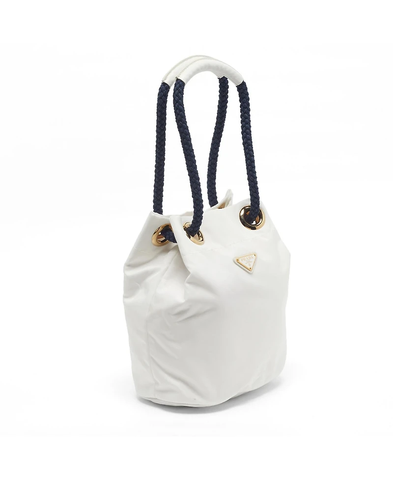 Pre-Owned Prada Mariner Nylon Bucket Bag