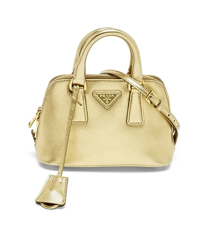 Pre-Owned Prada Women's Mini Promenade Saffiano Leather Satchel