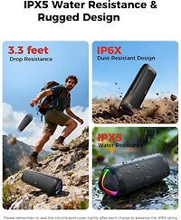 Lofree 20W Wireless Water-Resistant 24-Hour Battery Life Speaker