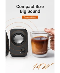 Lofree 14W Usb-Powered Stereo Desktop Speaker with 30-Degree Tilt Design
