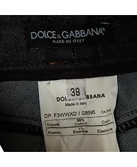 Pre-Owned Dolce & Gabbana Women's Slim Fit Mid Rise Jeans