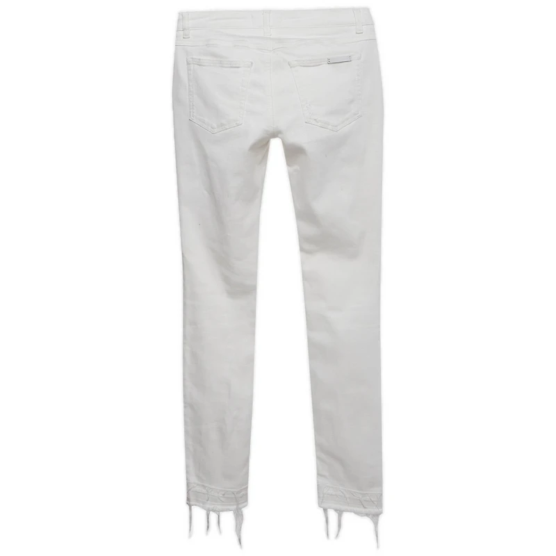 Pre-Owned Dolce & Gabbana Women's Ripped Mid-Rise Skinny Jeans