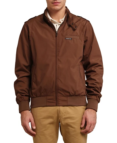 Members Only Men's Big & Tall Iconic Racer Bomber Slim-Fit Jacket