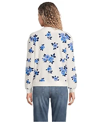 Lands' End Women's Long Sleeve Waffle V-neck Cardigan