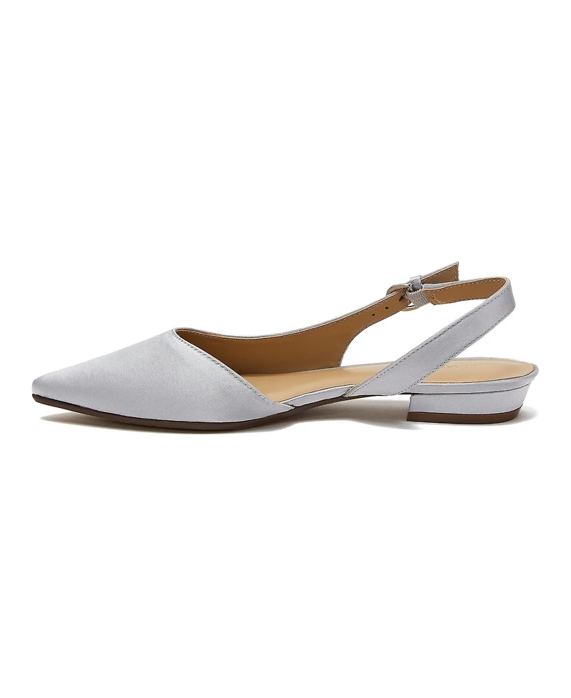 Lands' End Women's Satin Slingback Low Heels