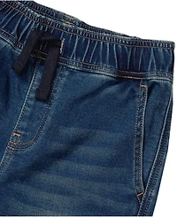 Lands' End Boys Iron Knee Knit Denim Jogger