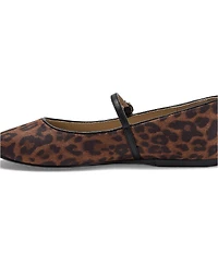 Lands' End Women's Classic Leopard Mary Jane Flats
