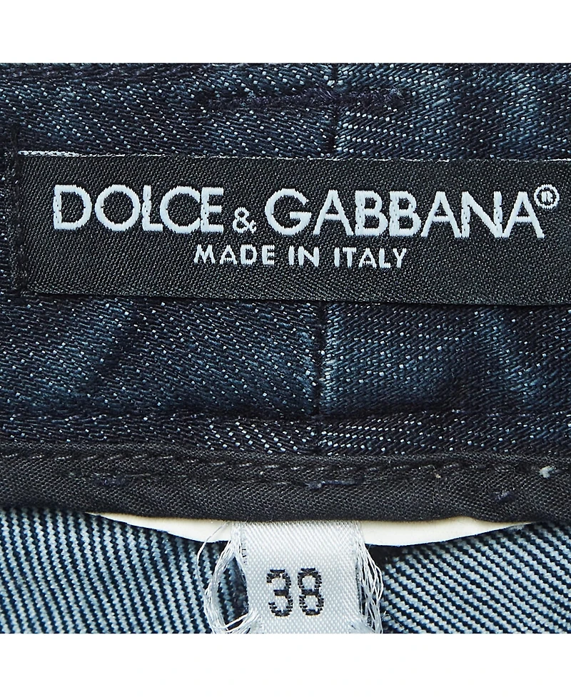 Pre-Owned Dolce & Gabbana Women's Side Stripe Denim Jeans