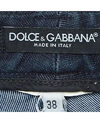 Pre-Owned Dolce & Gabbana Women's Side Stripe Denim Jeans