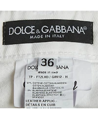 Pre-Owned Dolce & Gabbana Women's Denim Side Zipper Skinny Jeans