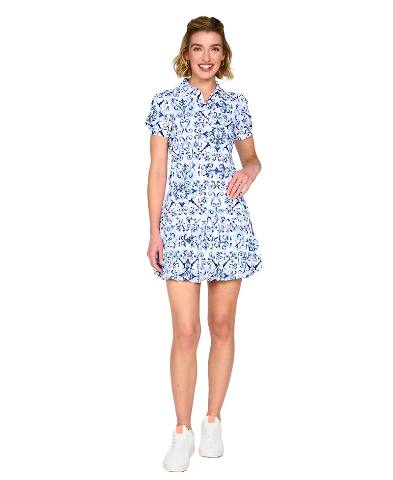 G Lifestyle Clothing Women's Bubble Mini A-Line Skirt