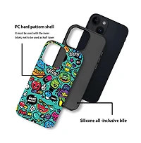 Lisen Sticker Playground Dual-Layer Shockproof Phone Case Compatible with Apple iPhone 17