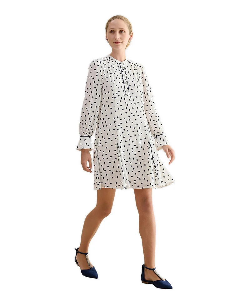 Hobbs London Women's Ruth Polka Dot Mini Dress