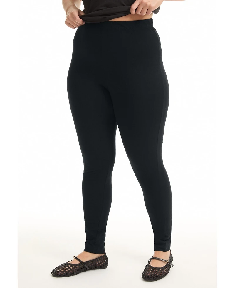 June + Vie Women's Classic Ankle Legging