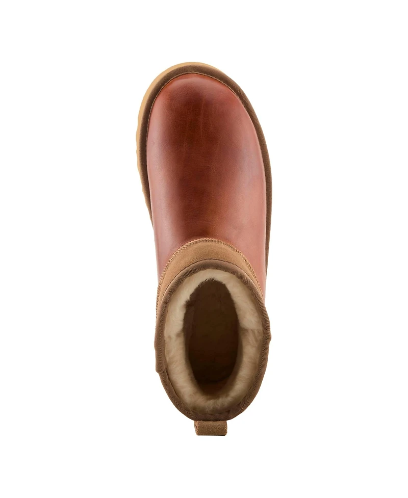L'Artiste Spring Step Brandai-Gloss Ankle Boot with Durable Leather