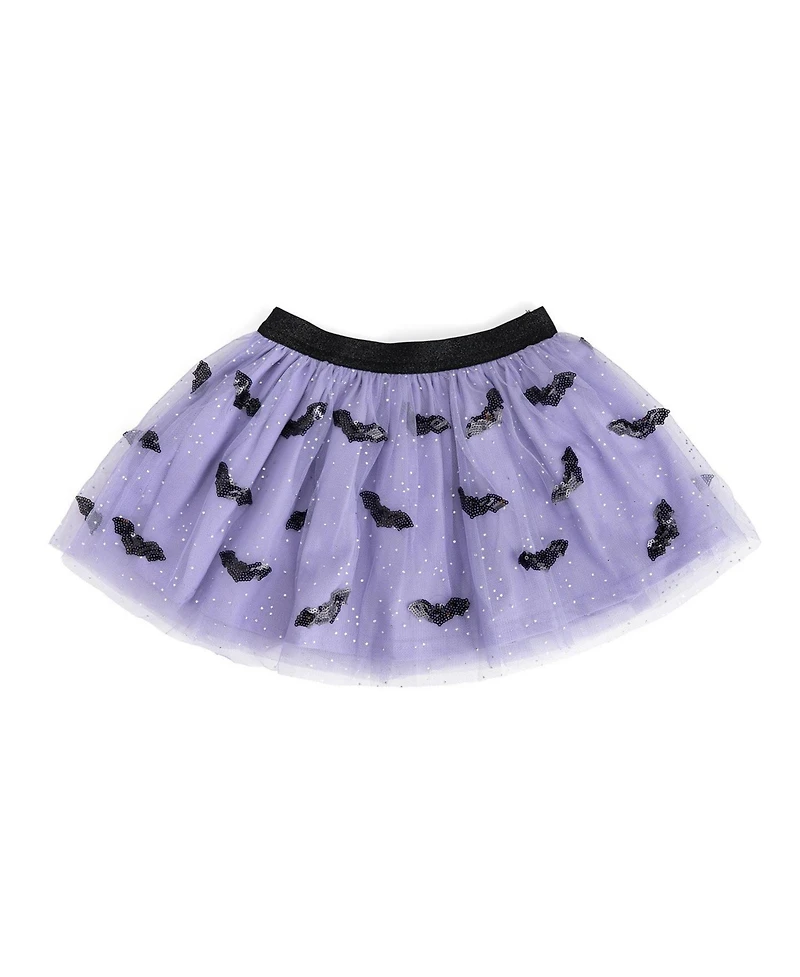 Sweet Wink Baby Girls Sequin Bat Halloween Tutu Skirt