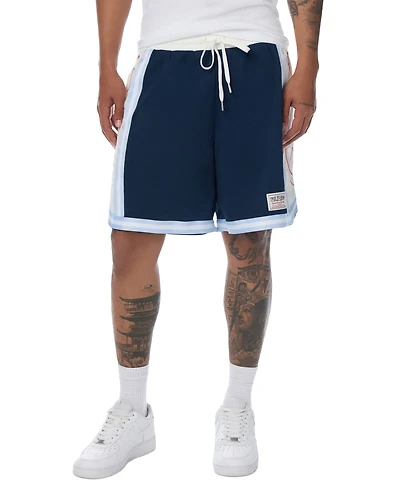 True Religion Men's Colorblocked Mesh Pull-On Basketball Shorts, 7.5" Inseam