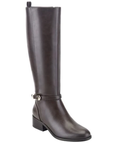 Bandolino Womens Dustine Tall Block Heel Boots Regular Wide Calf