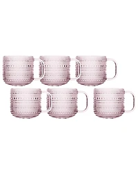 Fortessa Jupiter Glass Coffee Cups, Set of 6