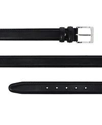 Trafalgar Vincenzo Italian Leather Contrast-Stitch 35mm Belt