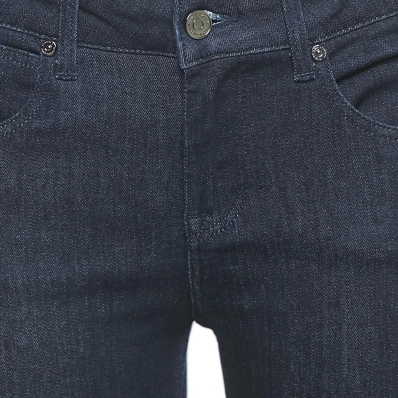 Pre-Owned Burberry Women's Cannington Mid-Rise Skinny Dark-Rinse Jeans