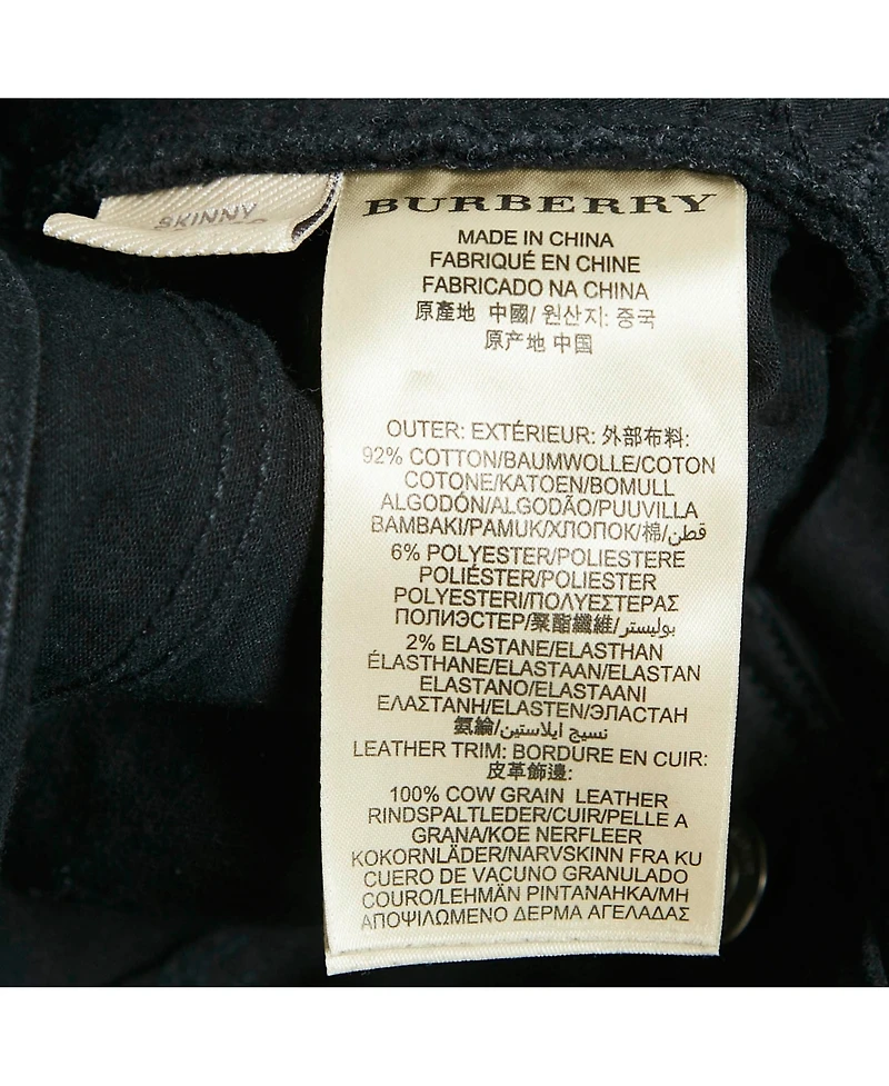 Pre-Owned Burberry Women's Brit Denim Skinny Cropped Jeans