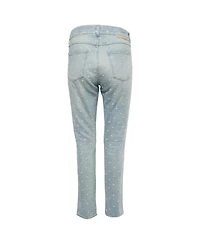 Pre-Owned Stella Mccartney Women's Embroidered Denim Jeans