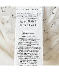 Pre-Owned Stella Mccartney Women's Hem Printed Denim Jeans