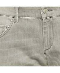 Pre-Owned Isabel Marant Women's Mid Rise Straight-Leg Embroidered Trim Jeans
