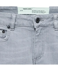 Pre-Owned Off-White Women's Mid-Rise Skinny Cotton-Blend Jeans