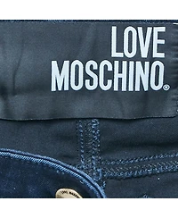 Pre-Owned Love Moschino Women's Ripped Denim Skinny Jeans