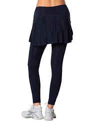 Lucky Love Women's Fast Pace Pleated Wrap-Around Skort