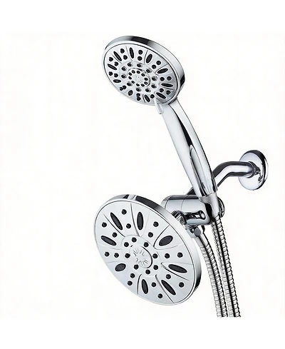 Cyqbd 6" 3-Way Rainfall Showerhead with Handheld Combo