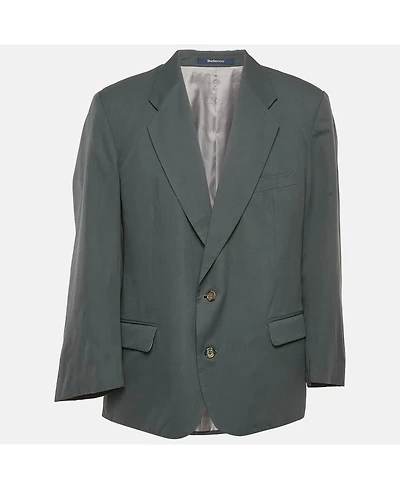 Pre-Owned Burberry Men's Prorsum Single-Breasted Wool-Blend Blazer