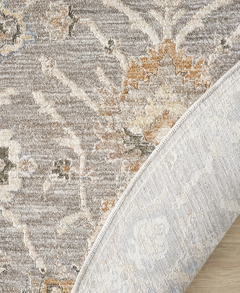 Lr Home Garza Vio- 6'6" x 6'6" Round Area Rug