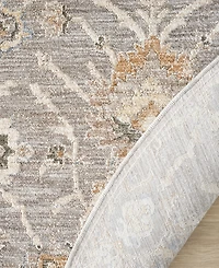 Lr Home Garza Vio- 6'6" x 6'6" Round Area Rug