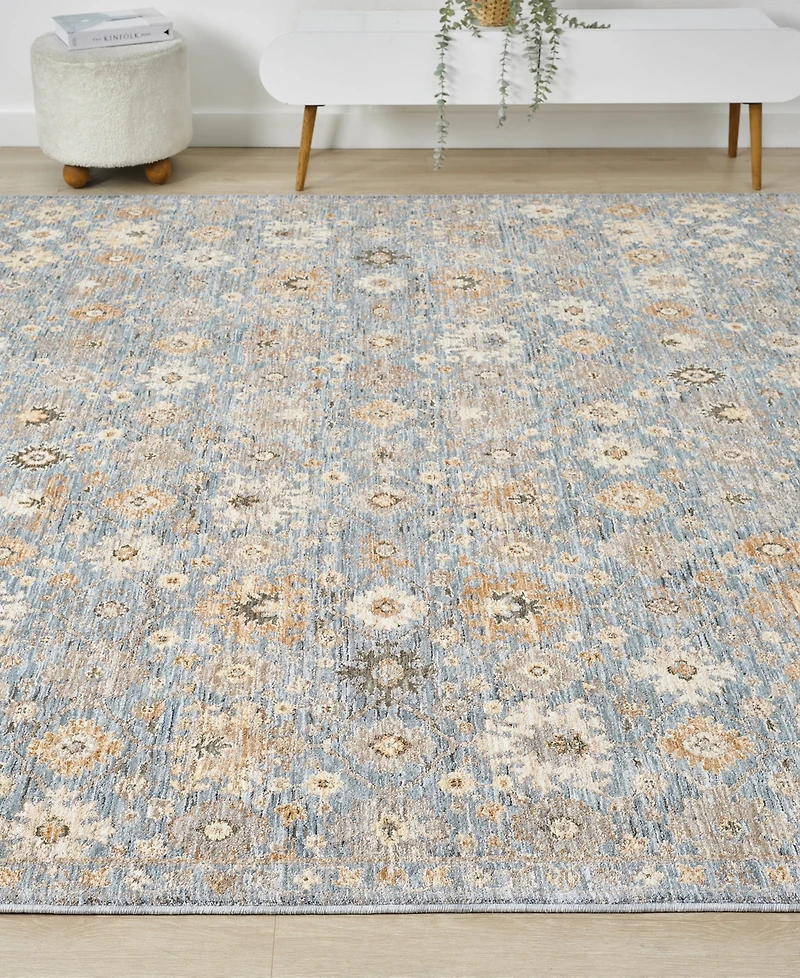 Lr Home Garza Vio-127 7'9" x 10' Area Rug