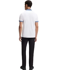 Boss by Hugo Men's Stretch Striped-Trim Polo Shirt