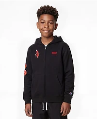 Champion Big Boys and Girls Black Tampa Bay Buccaneers Disney X Full-Zip Hoodie